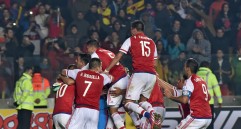 El partido terminó 1-1 en los 90 minutos, en los penales la ventaja fue para Paraguay 4-3. FOTO AFP