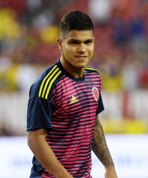 Hernández hizo parte de la Selección Colombia sub-20 en el Suramericano en Ecuador en 2017, en el que hizo dos goles. FOTO EFE