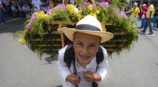 La Floresta, un barrio de flores y silleteritos