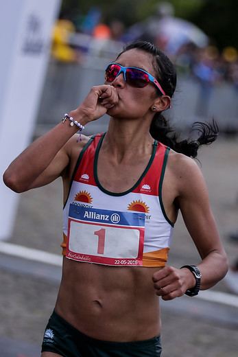 Angie Orjuela, clasificada en el maratón para los Juegos Olímpicos de Rio de Janeiro, FOTO Colprensa.