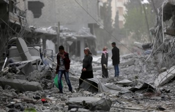 Afrin, Siria. FOTO: REUTERS 