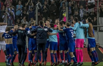Modric, Rakitic y compañía celebran el cupo a Rusia 2018. FOTO EFE