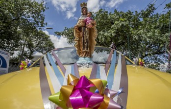 La tradición de encomendarse a la Virgen del Carmen inició en un viaje de Israel a España y, luego, después de expandirse en el país ibérico, llegó a Colombia. FOTO Santiago Mesa