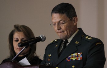 El general Rubén Darío Alzate, saliente comandante de la Fuerza de Tarea Conjunta Titán en el Chocó. FOTO COLPRENSA