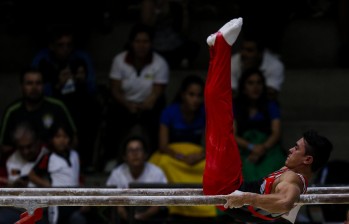 Jossimar Calvo regresó después de ocho meses de ausencia por una lesión, con un buen balance en la Copa Mundo de Eslovenia, en la cual logró una medalla de plata. FOTO colprensa 