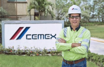 El concreto verde de Cemex fue presentado por Alejandro Ramírez, pdte. para Colombia y Perú. FOTO CORTESÍA