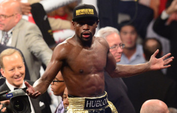 Floyd Mayweather, podado “Money”, encabeza la clasificación anual por cuarta vez en siete años. FOTO AFP