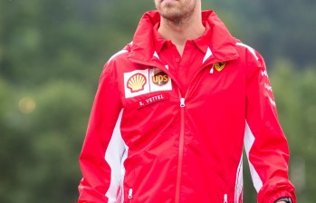 Sebastien Vettel, piloto de la escudería Ferrari. FOTO AFP