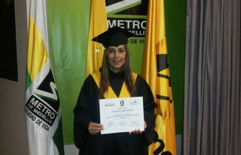 Luz Miriam Gómez Acevedo era guía educativa del Metro de Medellín hace 11 meses. FOTO CORTESÍA
