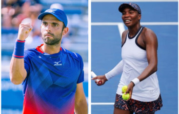 Juan Sebastián Cabal y Venus Williams jugarán juntos en el Abierto de Australia. FOTOS AFP Y FEDECOLTENIS