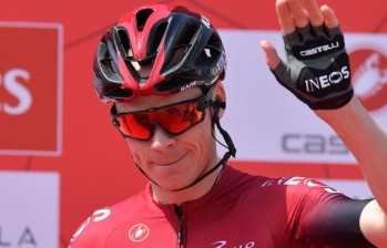 En la Vuelta a España, Chris Froome terminó su vinculación con el Ineos (antiguo Sky), Foto AFP