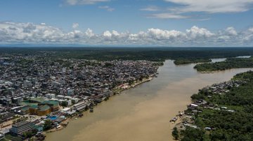 Sobrevuelo por las poblaciones ribereñas de Chocó. Foto: Mininterior