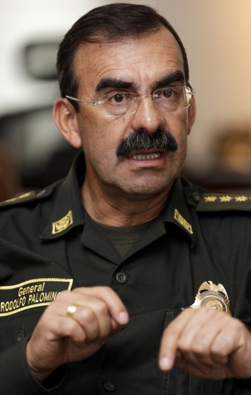El exdirector de la Policía Nacional, general Rodolfo Palomino. FOTO COLPRENSA