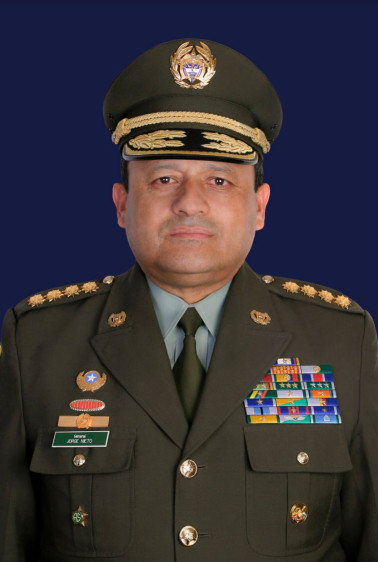 General Jorge Nieto, director general de la Policía nacional