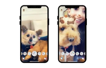 Así se ven las mascotas con los filtros de Snapchat. FOTO: cortesía Snapchat