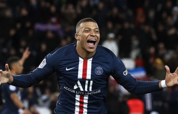 Kylian Mbappé, delantero del PSG. FOTO EFE