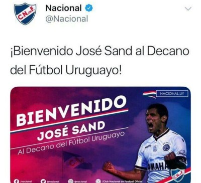 Bienvenido José Sand, el refuerzo que el Cali y varios clubes anunciaron