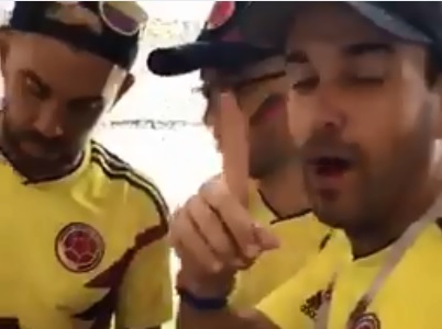 El video de varios colombianos alardeando haber ingresado alcohol a un estadio ha generado polémica en redes sociales. FOTO TWITTER
