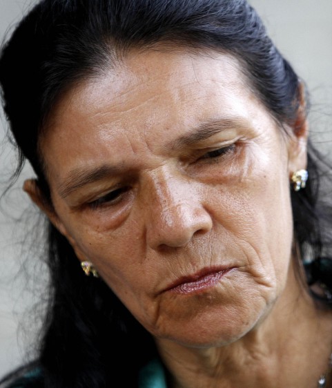 Ada Lucía Montiel perdió a su sobrino Jimmy Arrieta en la matanza guerrillera de 1999. FOTO: Donaldo Zuluaga.