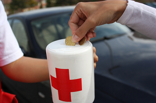 La Cruz Roja solo realiza recaudos estilo colecta una vez al año a través de la campaña Día de la banderita. FOTO ARCHIVO