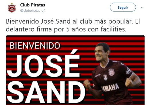 Bienvenido José Sand, el refuerzo que el Cali y varios clubes anunciaron