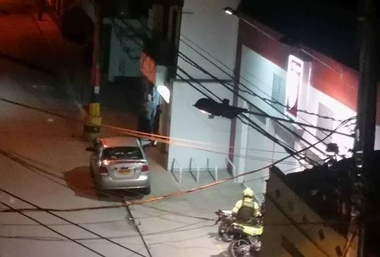 Policía investiga presunto robo a tienda en Guarne, sector El Guamo. FOTO CORTESÍA