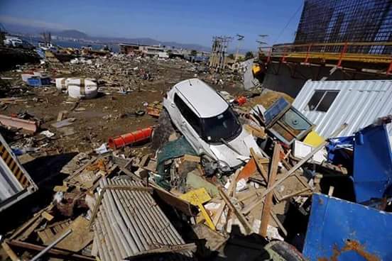 Imagen de parte de la zona afectada por el terremoto en Guayaquil. FOTO Cortesía Gary Jaime Yagual. 