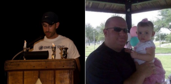 Scott Beigel (izquierda) y Aaron Feis (derecha), son admirados y recordados en todo Estados Unidos por dar su vida para salvar la de los demás. FOTOS AP y TWITTER