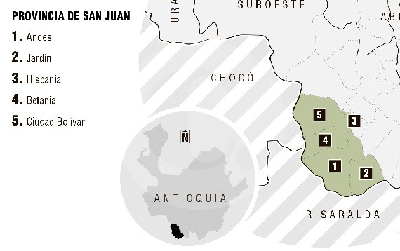 Provincias y Áreas reconfigurarían a Antioquia