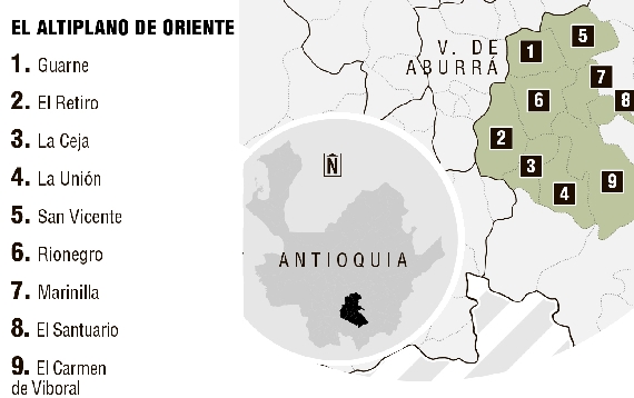 Provincias y Áreas reconfigurarían a Antioquia