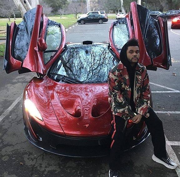 The Weeknd viaja en MacLaren. FOTO Instagram