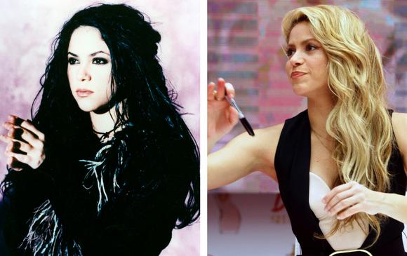 Shakira ha cambiado de look desde sus inicios hasta hoy. FOTOS Archivo y AFP
