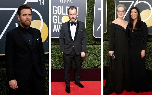 Ewan McGregor, Jude Law, Meryl Streep y Ai-jen Poo. FOTOS Reuters y AFP
