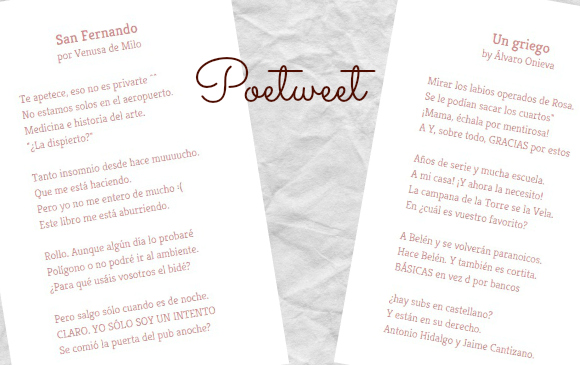 Poetweet.com.br es un sitio web que arma textos poéticos con tus trinos.