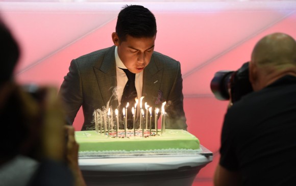 Bayern le celebró el cumpleaños 26 a James Rodríguez