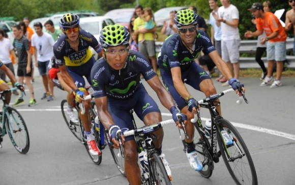 El actual campeón del Giro continúa su preparación para el Tour de Francia. FOTO CORTESÍA MOVISTAR TEAM