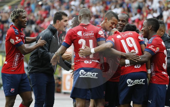 Independiente Medellín tiene 22 puntos en 13 partidos y le quedan 6 duelos para certificar su cupo. FOTO MANUEL SALDARRIAGA 