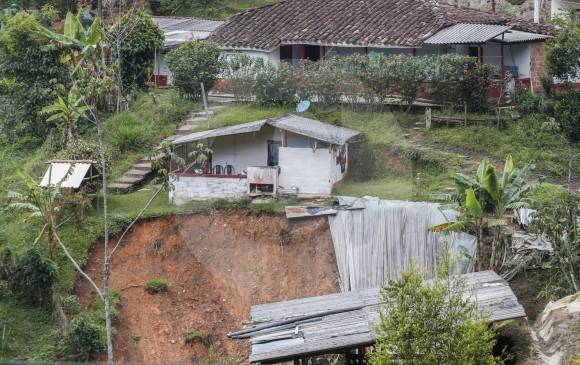 En mayo pasado, Caldas (Antioquia) sintió los primeros efectos de las lluvias. FOTO robinson sáenz