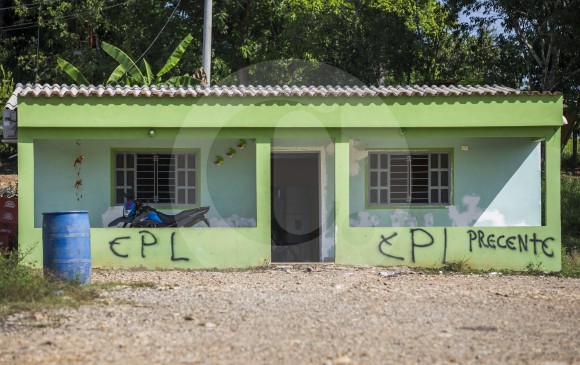 En el municipio de Tibú, Norte de Santander (foto), hay presencia del Epl, allí ese grupo armado ha marcado varias casas y ha realizado atentados contra la Fuerza Pública. FOTO Julio César Herrera