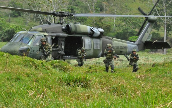 A la zona de los desplazamientos (foto) en Bajo Cauca, llegaron tropas especiales. FOTO cortesía