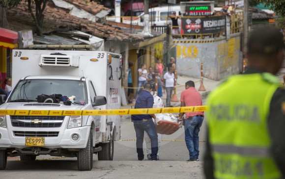 Esta imagen corresponde a la de Diverney Arroyave Tamayo, residente en Enciso y asesinado en Belén Zafra el pasado miércoles. FOTO EDWIN BUSTAMANTE