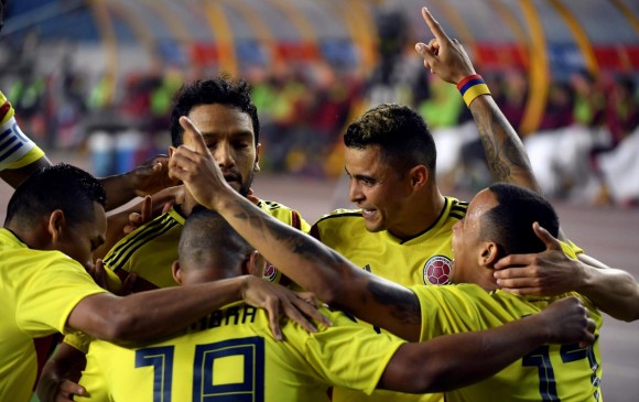 La Selección Colombia aparece en el bombo 2 con España, Suiza, Inglaterra, México, Uruguay, Croacia y Dinamarca. FOTO EFE