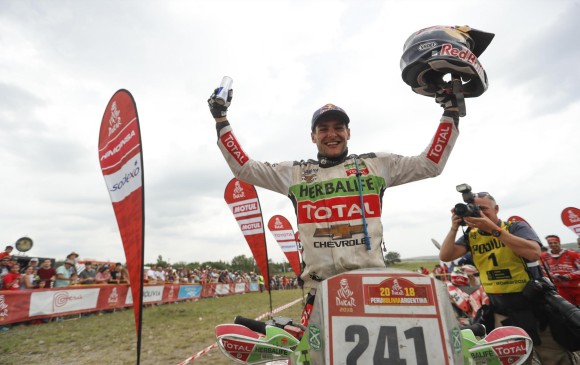 Ignacio Casale, ganador en quads. FOTO EFE