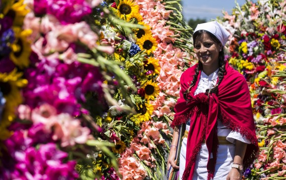 Este domingo es el Desfile de las Flores, en Jackson Heights, Quenns, en el cierre del Flower Festival 2018. Foto Archivo EL COLOMBIANO