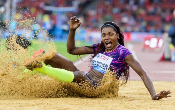 Caterine Ibargüen, atleta antioqueña. FOTO AFP