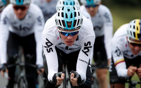 Chris Froome buscará en 2019 su quinto Tour, gesta que lograron Anquetil, Merckx, Hinault e Indurain. FOTO REUTERS