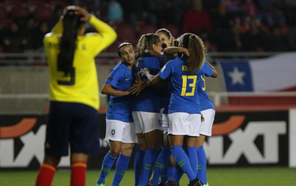 Con una goleada 3-0 Brasil apagó las ilusiones de Colombia de ir al Mundial. FOTO: EFE.