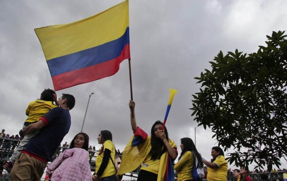 La capital recibe con honores a los jugadores de Colombia