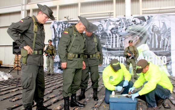 Las autoridades mantienen intercambio de información que ayuda a la incautación de cargamentos de droga. Este año la Policía ha incautado 253 toneladas de cocaína. FOTO archivo colprensa