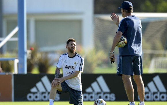 Lionel Messi tiene toda la confianza del técnico Edgardo Bauza. Es el goleador del equipo con cuatro tantos. afp 